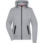 James&Nicholson Ladies´ Hooded Jacket light_melange