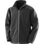 Result Mens Treble Stitch Softshell black