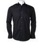 kustom kit Tailored Business Shirt LS black