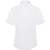 fruit of the loom Short Sleeve Poplin Shirt Lady-Fit blanc