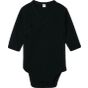 Babybugz Baby long sleeve kimono bodysuit black