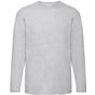 fruit of the loom Valueweight Long Sleeve T heather_grey