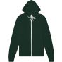 Bella Unisex sponge fleece full-zip hoodie forest