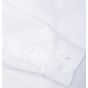 Russell Chemise en Popeline Polyester/Coton classique manches longues homme white