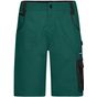 James&Nicholson Workwear Bermudas -STRONG- dark_green/black