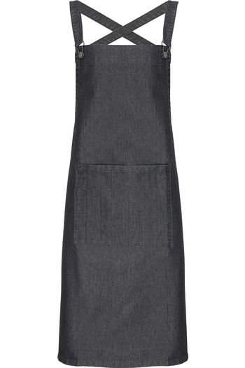 Image produit Tablier à bavette barista avec lanières croisées dans le dos