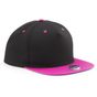 Beechfield Casquette Snapback contrastée à 5 panneaux black/fuchsia
