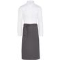 SG Accessories - Bistro Rome - Medium Length Bistro Apron with Pocket grey