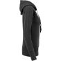 Build Your Brand Ladies Cuff Pockets Hoody Charcoal