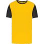 ProAct Maillot manches courtes bicolore enfant sporty_yellow/black