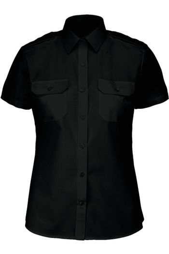 Image produit Chemise pilote manches courtes femme