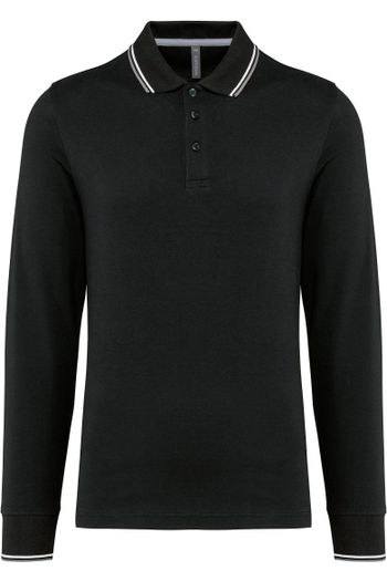 Image produit Polo maille piquée manches longues homme