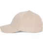K-up Casquette en velours - 6 panneaux sand
