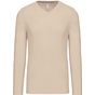 Kariban T-shirt col V manches longues light_sand