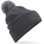 Beechfield Bonnet snowstar® à patch graphite_grey/light_grey