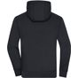 James&Nicholson Men's Lifestyle Zip-Hoody black/grey_heather