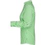 James&Nicholson Ladies´ Traditional Shirt green/white