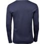 tee jays Mens LS Interlock T-Shirt navy