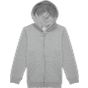 B&C Collection Kids ID.334 Zip Hood gris sport