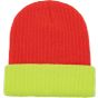 Korntex Two-tone beanie Orange / Yellow