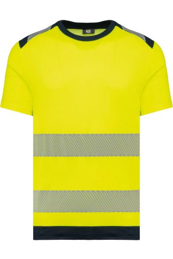 Image produit T-shirt de sécurité recyclé manches courtes unisexe
