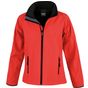 result Womens Printable softshell red/black