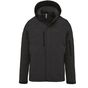 Kariban Parka softshell doublée capuche homme  titanium