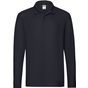 fruit of the loom Premium Long Sleeve Polo deep_navy