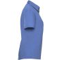 Russell Chemise en Popeline Polyester/Coton classique courtes allongées Femme corporate blue