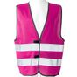 Korntex Gilet de signalisation en couleur pour enfant magenta