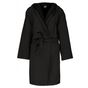Kariban Peignoir de bain à capuche Bio black