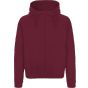 Neutral Unisex Hoodie With Hidden Zip bordeaux