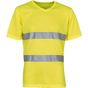 yoko T-Shirt col V haute visibilité top cool hi_vis_yellow