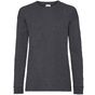 fruit of the loom Long Sleeve Valueweight T Kids gris_fonce_chine