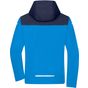 James&Nicholson Men´s Allweather Jacket bright_blue/navy/bright_blue