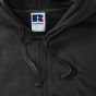 Russell Authentic Sweat capuche zippé homme black