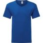 fruit of the loom Iconic V neck T men royal_blue