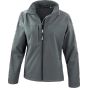 Result Womens recycled classic 3-layer softshell grey