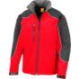 Result Hooded ripstop softshell jacket red/black