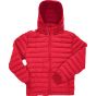 B&C Collection Reset Puffer red