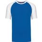 Kariban Baseball - T-shirt bicolore manches courtes aqua_blue/white