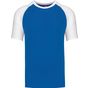 kariban Baseball - T-shirt bicolore manches courtes - aqua_blue/white - L