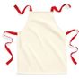 Westford Mill Tablier artisanal junior en coton issu du commerce équitable natural/classic_red