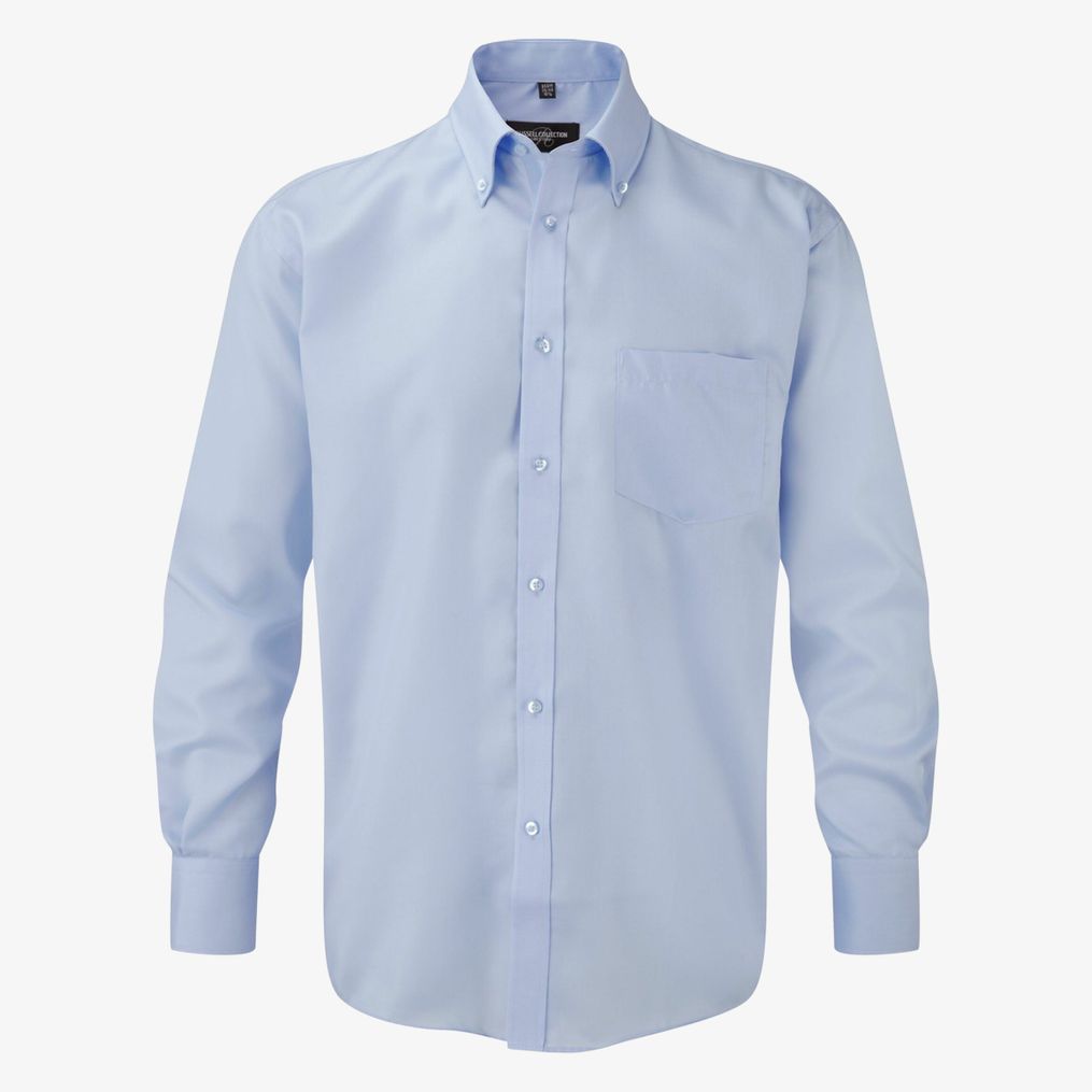 Men’s long sleeve classic ultimate non-iron shirt Russell Collection