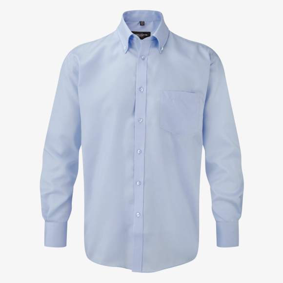 Men’s long sleeve classic ultimate non-iron shirt Russell Collection
