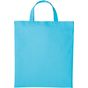 Nutshell Cabas en coton anses courtes turquoise