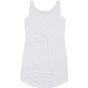 mantis Curved vest dress white