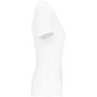 Kariban T-shirt BIO150 col V femme white