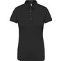 Kariban Polo jersey manches courtes femme black