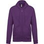 Kariban Sweat-shirt zippé capuche  purple